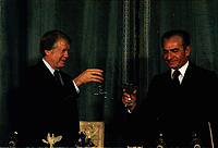 Jimmy Carter and the Shah of Iran, 12/31/1977  - ARC Identifier: 177344.