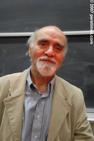 Reza Baraheni (April 22, 2007) - by QH