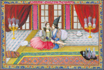 Lovers: Painting by Sani ol molk
