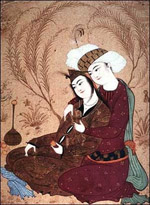 Two Lovers - by Riza Abbasi