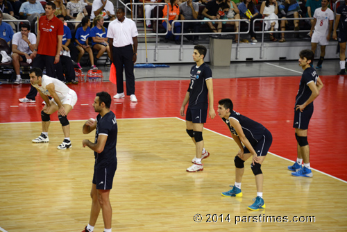 US-Iran volleyball match - USC (August 9, 2014)