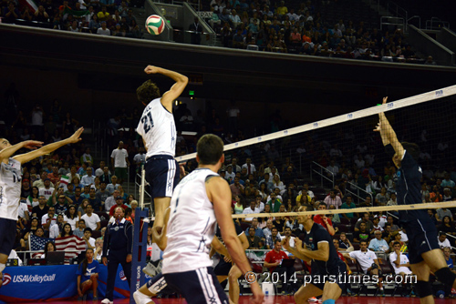 US-Iran volleyball match - USC (August 9, 2014)