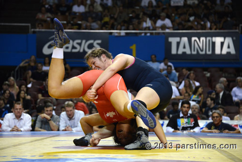 Brittney Roberts (USA) vs Justina DiStasio (Canada) - LA Sports Arena (May 19, 2013) - by QH