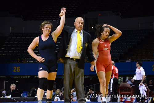 Brittney Roberts (USA) vs Justina DiStasio (Canada) - LA Sports Arena (May 19, 2013) - by QH