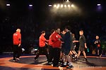 US & Iran players shakinng hands - FILA World Cup: Iran vs USA - LA (April 12, 2015)